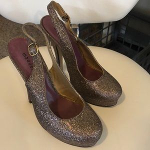 Madden Girl Sparkling sling backs 7